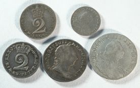5x George III (1760 - 1820) maundy money