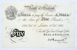 Great Britain, 1934 5 pounds