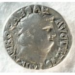 Nero (54 - 68 CE) silver denarius