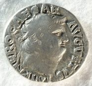 Nero (54 - 68 CE) silver denarius