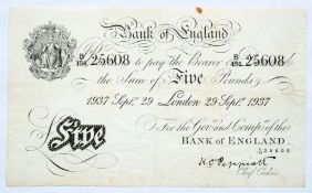 Great Britain, 1936 5 pounds