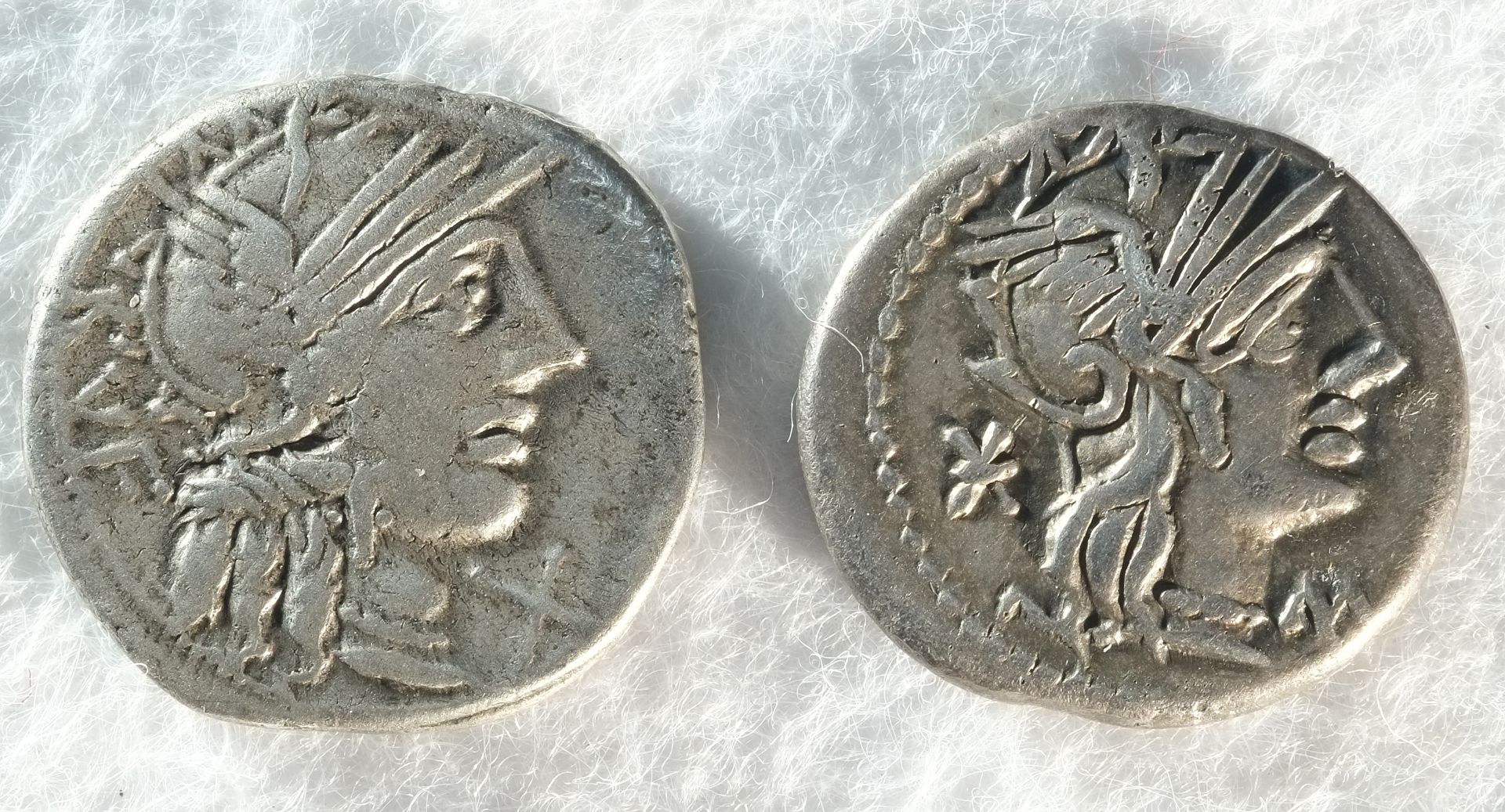 2x Roman Republican silver denarii