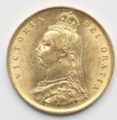 Victoria (1837 - 1901), 1887 half-sovereign