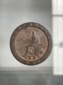 George III (1760 - 1820) 1797 "cartwheel" two pence