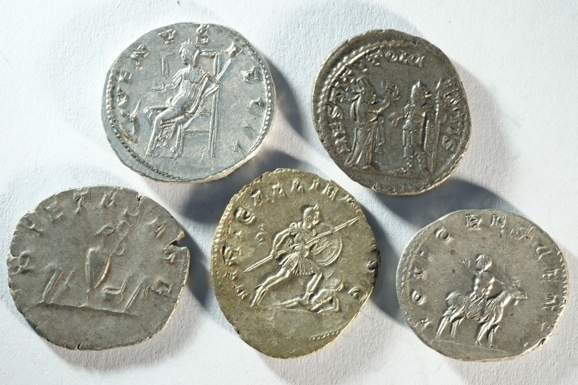 Ancient Roman, 5x silver antoninianii - Bild 2 aus 2