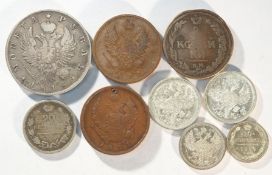 Russia, a group (9) of coins