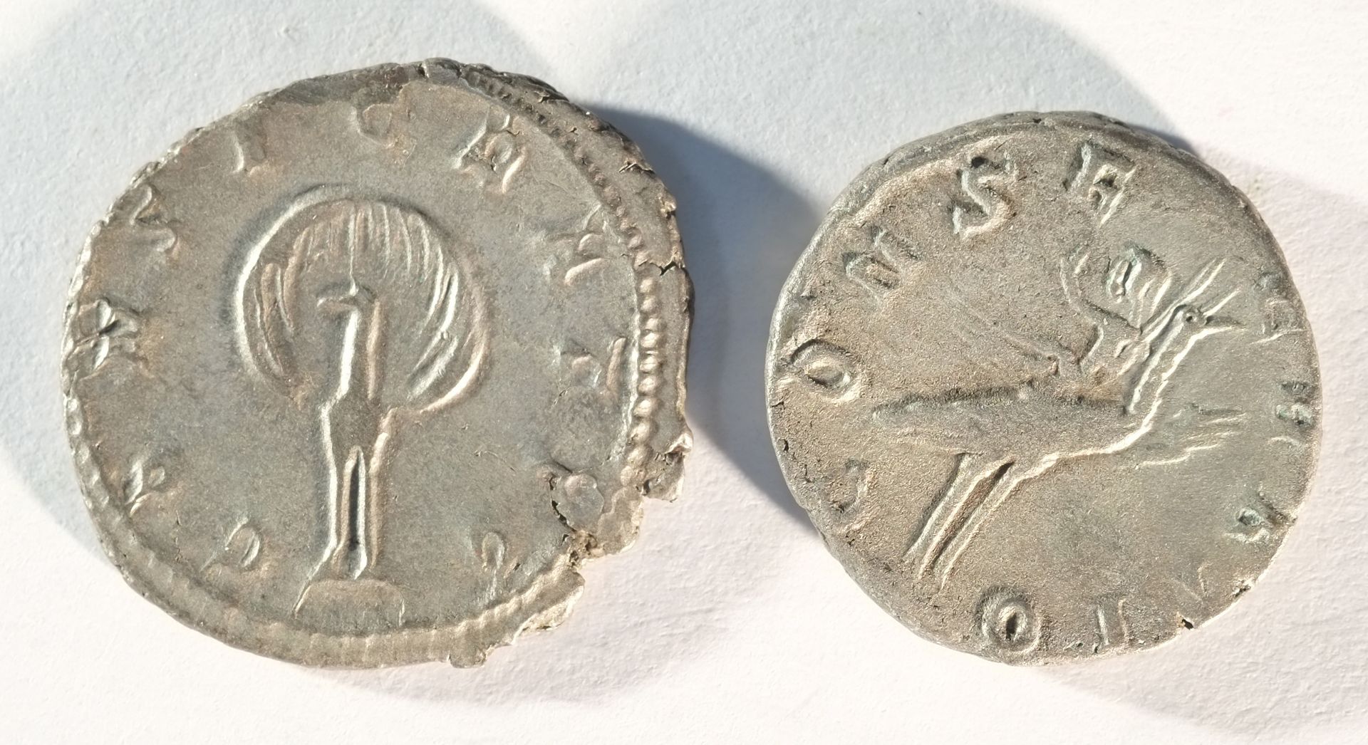 2x silver antoninianii of Mariniana (died before 253 CE), wife of Valerian I - Bild 2 aus 2