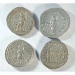 4x Philip I (244 - 249 CE) silver antoninianii