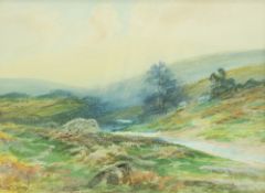 JOHN BATES NOEL (EXH. 1893-1909), "GOODRICH CASTLE", signed lower left, inscribed to old label