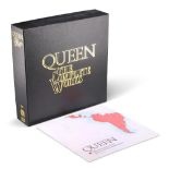 QUEEN, THE COMPLETE WORKS, a fourteen LP box set, with map and two booklets. Box approx. 32.5cm