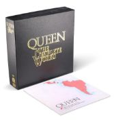 QUEEN, THE COMPLETE WORKS, a fourteen LP box set, with map and two booklets. Box approx. 32.5cm