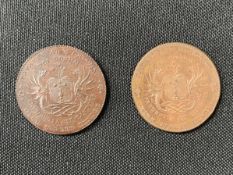 2 x Angus, Dundee 18th century provincial tokens