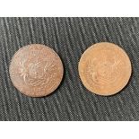 2 x Angus, Dundee 18th century provincial tokens