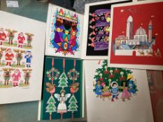PATRICIA CHAMPNESS, SEVEN DESIGNS FOR CHRISTMAS CARDS