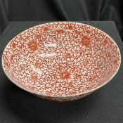 A CHINESE IRON-RED BOWL, 19TH CENTURY