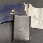 A BURBERRYS OF LONDON SOFT LEATHER WALLET