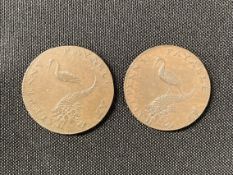 2x Warwickshire, Birmingham Mining Company 18th century provincial tokens