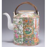 A CHINESE FAMILLE ROSE TEAPOT, 19TH CENTURY