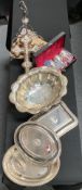 A group of miscellaneous silver plate