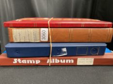 THREE LARGE STOCK BOOKS AND TWO GB STOCK BOOKS