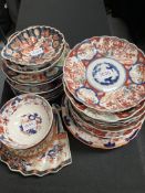 A LARGE COLLECTION OF JAPANESE IMARI