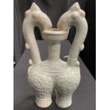 A CHINESE CELADON AMPHORA VASE