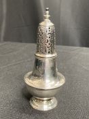 AN IRISH SILVER SUGAR CASTER