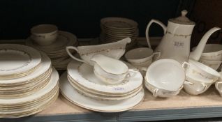 A ROYAL WORCESTER 'GOLD CHANTILLY' TABLE SERVICE