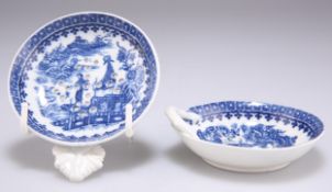 TWO CAUGHLEY EGG DRAINERS, CIRCA 1785