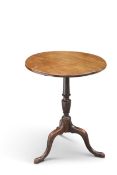 A GEORGE III MAHOGANY TRIPOD TABLE