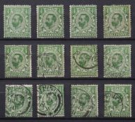1911/12 KGV Mint - Used collection, Superb base for expansion with 90 choice copies throughout inclu