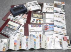 6 FDC GB Albums 1999-2010 including presentation packs and millennium special collection boxed set o