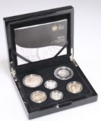 Royal Mint 2011 Silver Proof Celebration Set of 6 coins in presentation box.