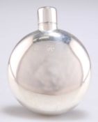A VICTORIAN SILVER SMALL SCENT FLASK