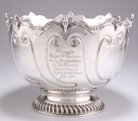 AN EDWARDIAN SILVER BOWL