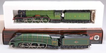 A LILIPUT BOXED FLYING SCOTSMAN LOCOMOTIVE AND A LILIPUT BOXED MERLIN LOCOMOTIVE