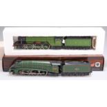 A LILIPUT BOXED FLYING SCOTSMAN LOCOMOTIVE AND A LILIPUT BOXED MERLIN LOCOMOTIVE