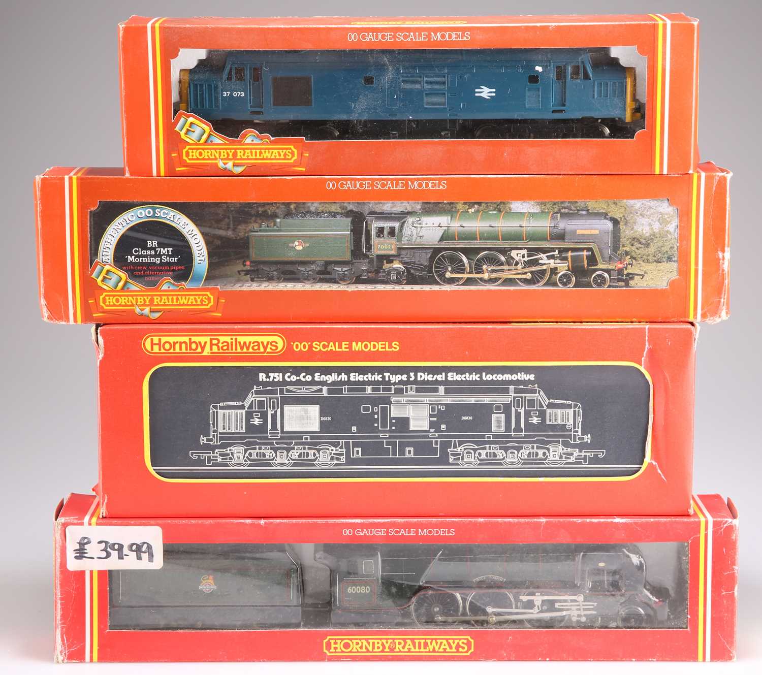 FOUR HORNBY OO GAUGE BOXED LOCOMOTIVES