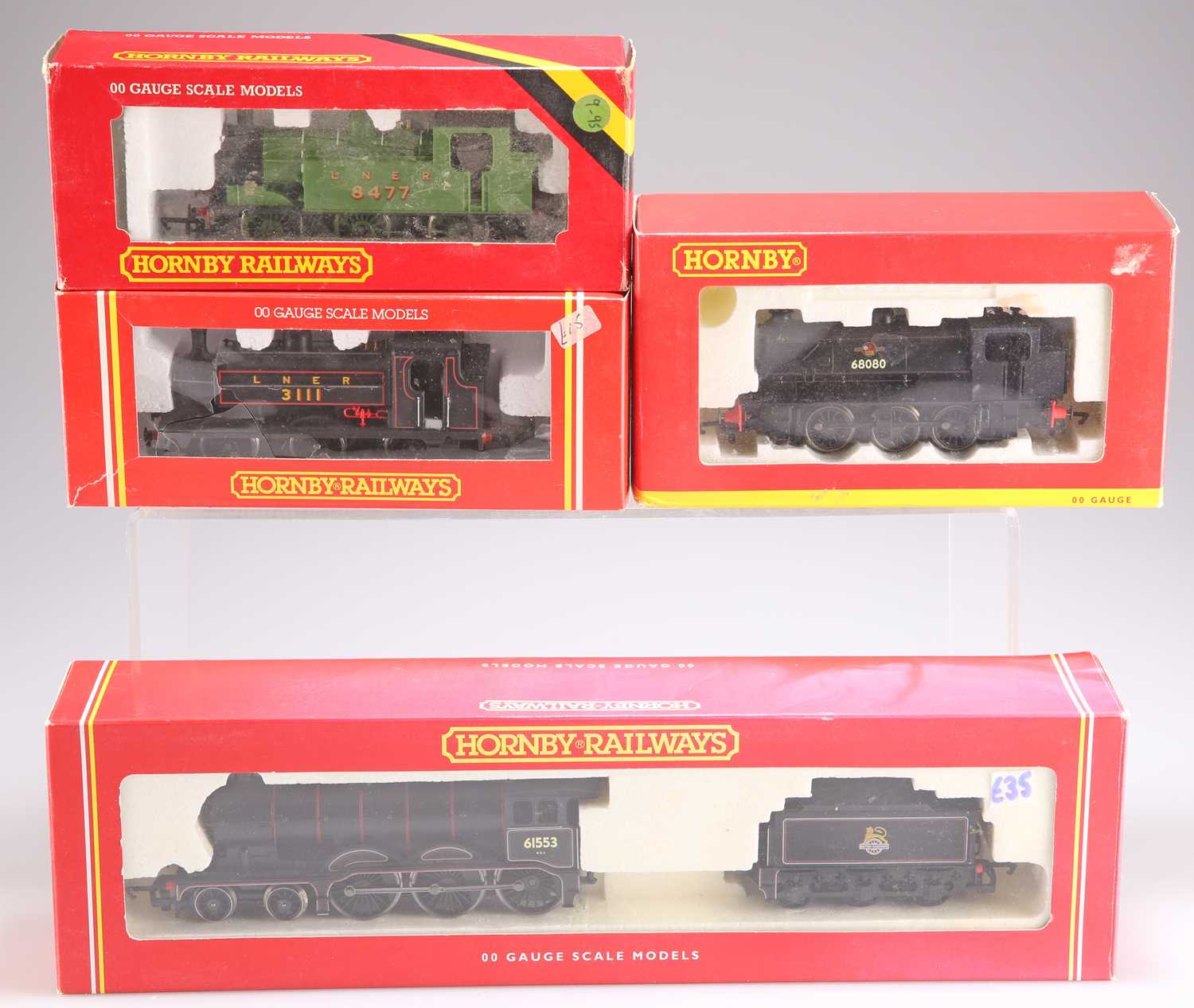 FOUR HORNBY OO GAUGE BOXED LOCOMOTIVES