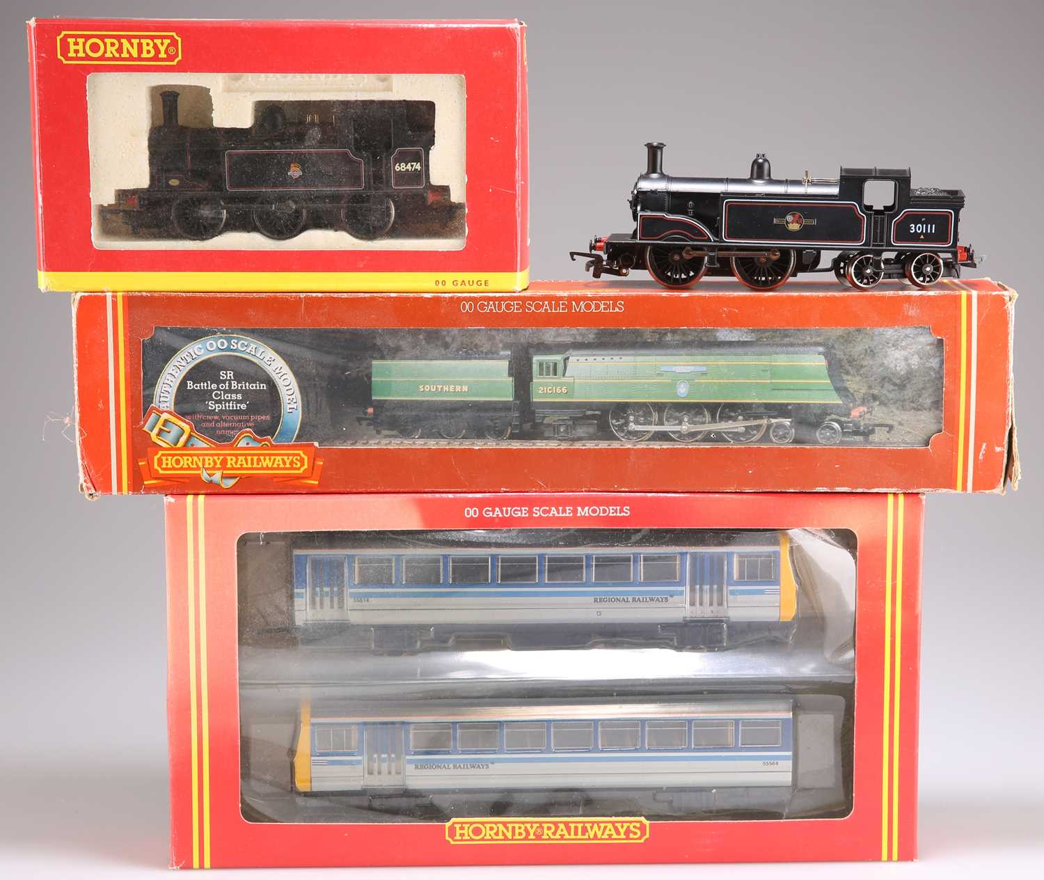 FOUR HORNBY OO GAUGE BOXED LOCOMOTIVES