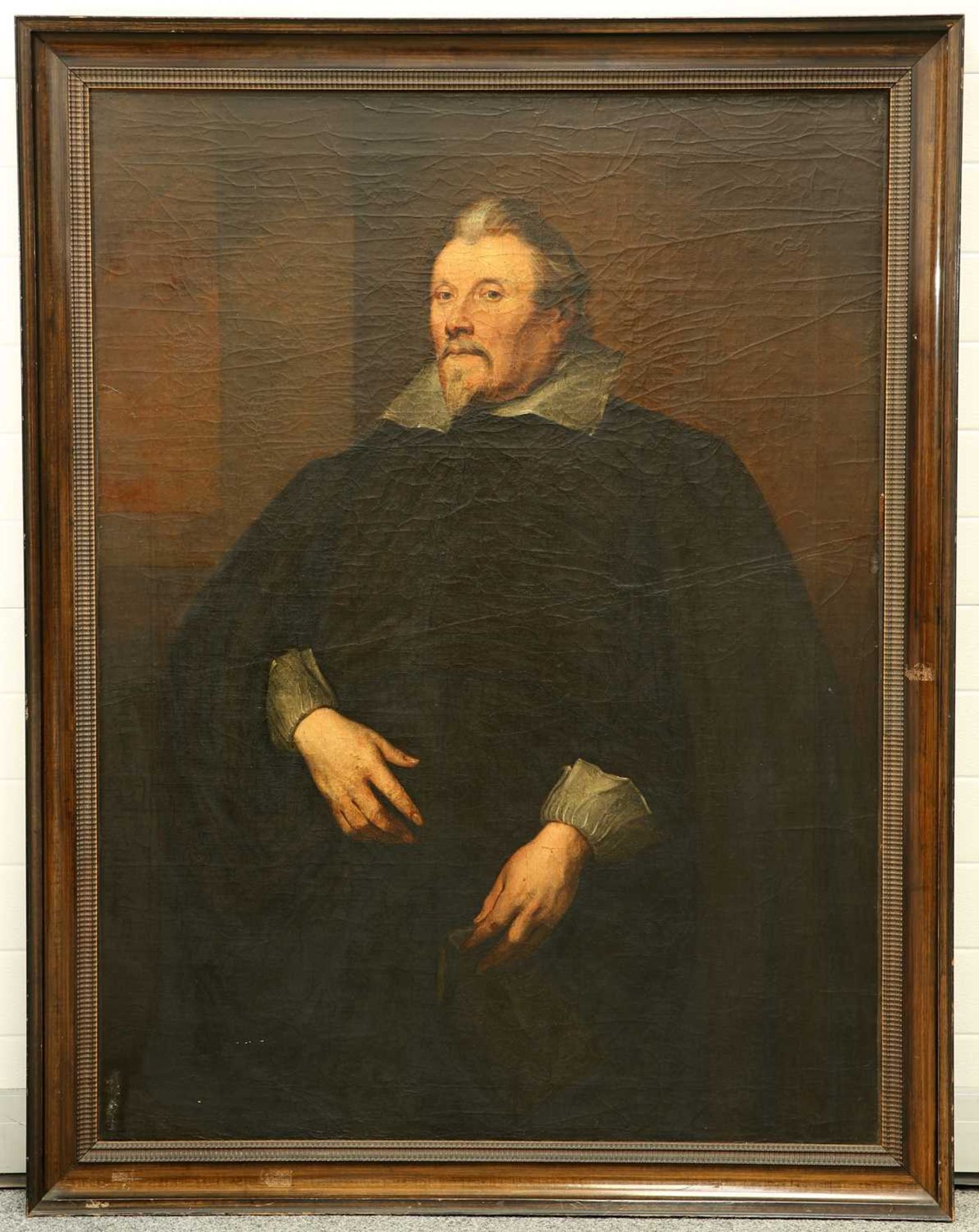 FLEMISH SCHOOL (17TH CENTURY) PORTRAIT OF A MAN - Image 2 of 3