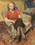 BLOOMSBURY SCHOOL WOMAN IN AN INTERIOR