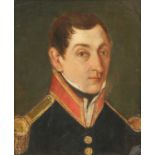 19TH CENTURY EUROPEAN SCHOOL PORTRAIT OF AN OFFICER