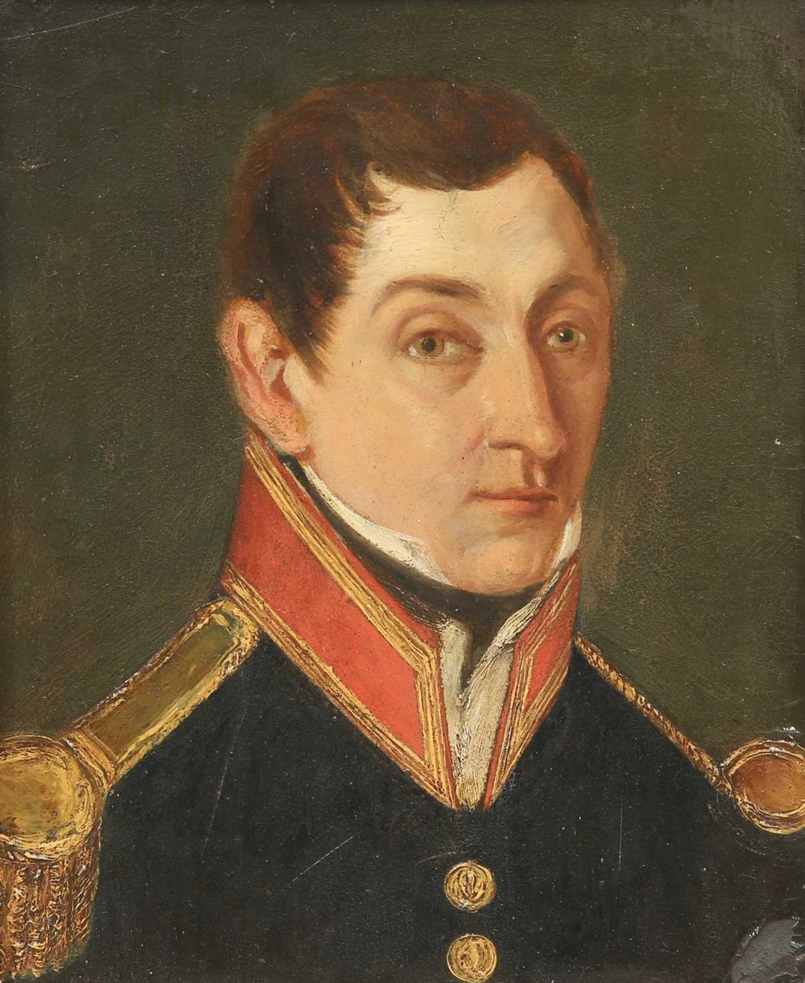 19TH CENTURY EUROPEAN SCHOOL PORTRAIT OF AN OFFICER