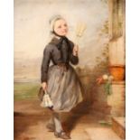 19TH CENTURY BRITISH SCHOOL PORTRAIT OF A GIRL