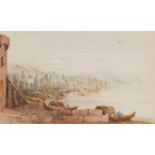 19TH CENTURY SCHOOL MEDITERRANEAN COAST SCENE