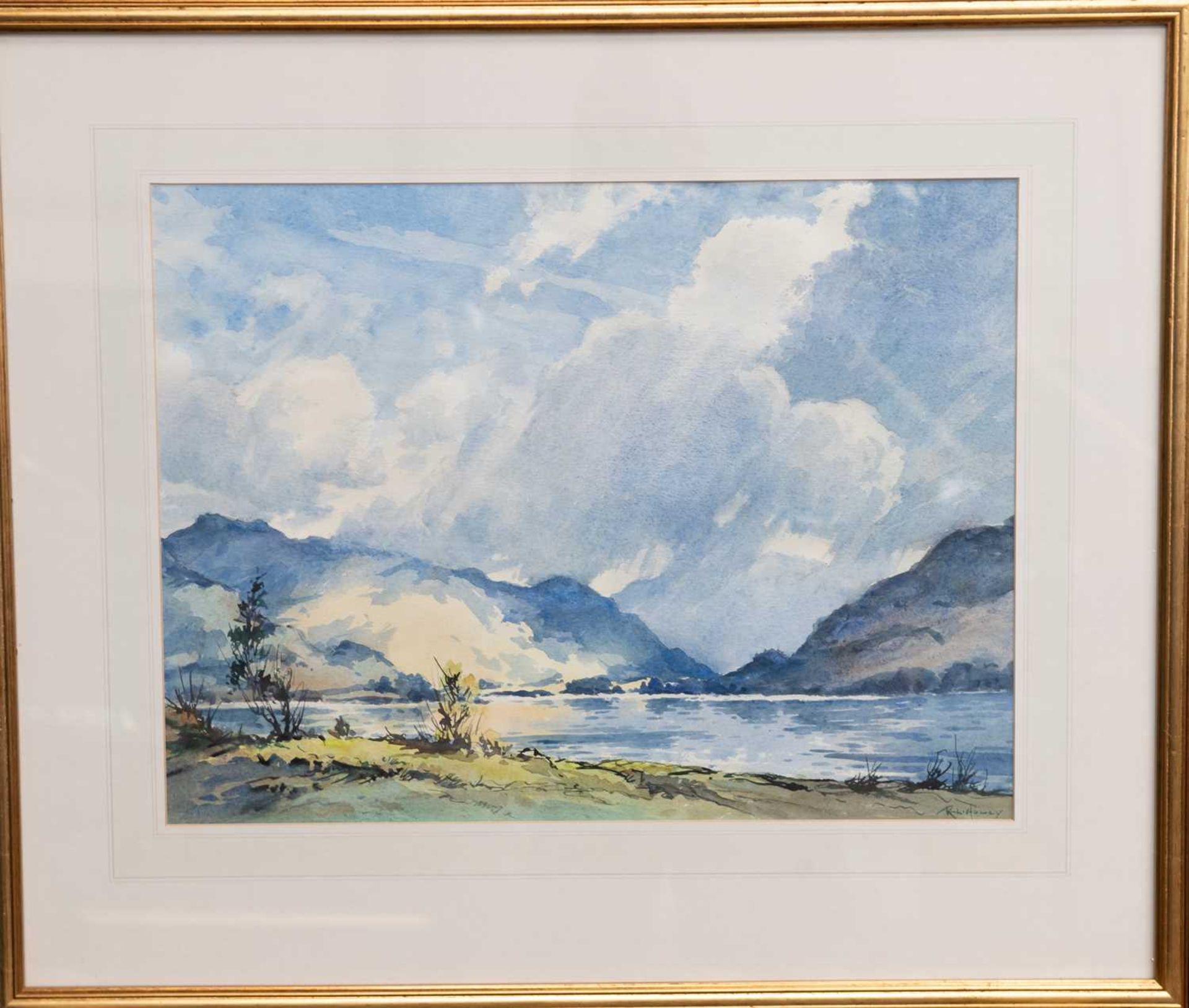 ROBERT LESLEY HOWEY (1900-1981) LAKE DISTRICT VIEW - Image 2 of 4