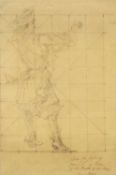 EYRE CROWE AR (1824-1910) STUDY FOR THE FIGURE OF JAMES II IN PICTURE OF THE BATTLE OF LA HOQUE