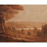 19TH CENTURY ENGLISH SCHOOL HAREWOOD HOUSE VIEWS, A PAIR