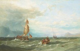 JOHN JAMES WILSON (1818-1875) OFF THE COAST